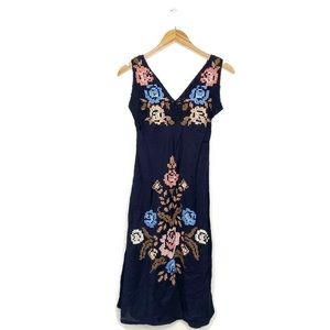 JOYSTICK Johnny Was Boho Embroidered  dress Size S